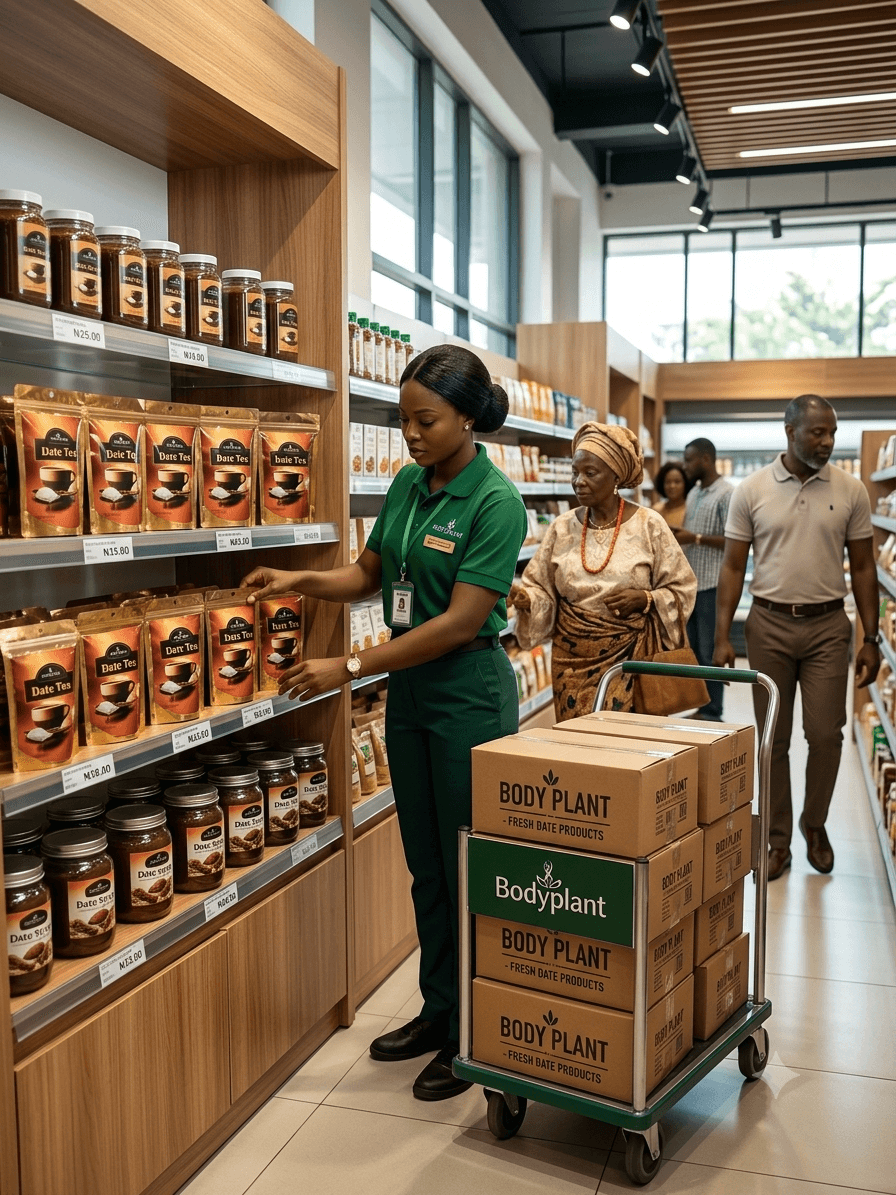 Bodyplant Date Syrup — golden natural sweetness